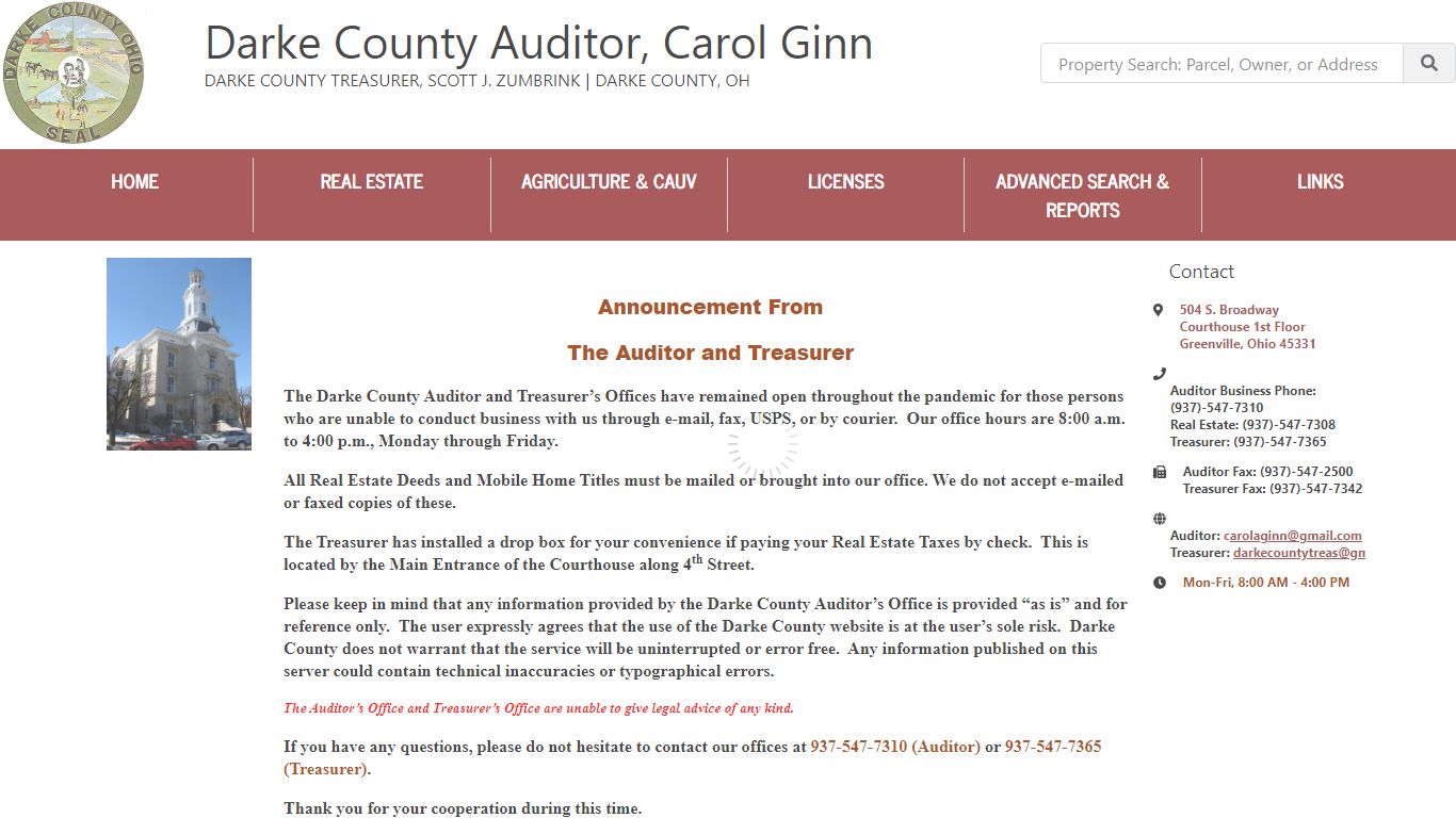 Darke County Auditor - Darke County Auditor's Office